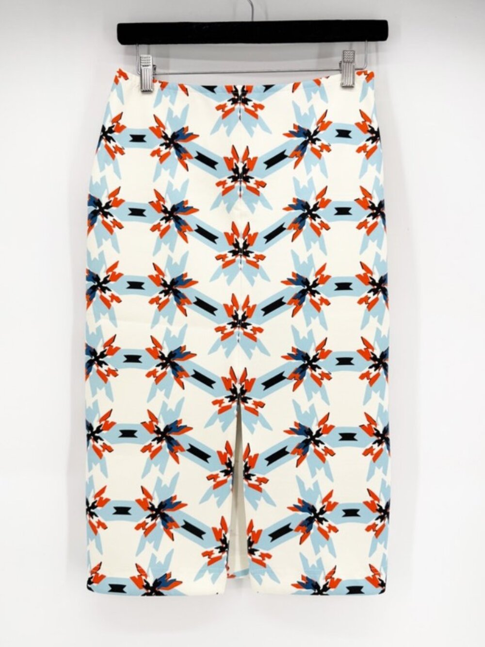 Tanya Taylor Bundy Pencil Skirt Corpcore Office Siren Pinwheel Abstract Artsy 4 - Picture 3 of 11